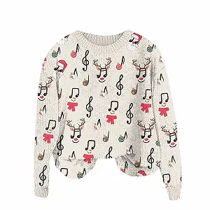 Женский свитшот Рождественский Пуловер Осенний Дикий Цветок Свитшот Повседневный Длинный Рукав Печатные Цветочные Рубашки Богемный Цветочный Осенний Свитер synthetic.ua - Фото 1