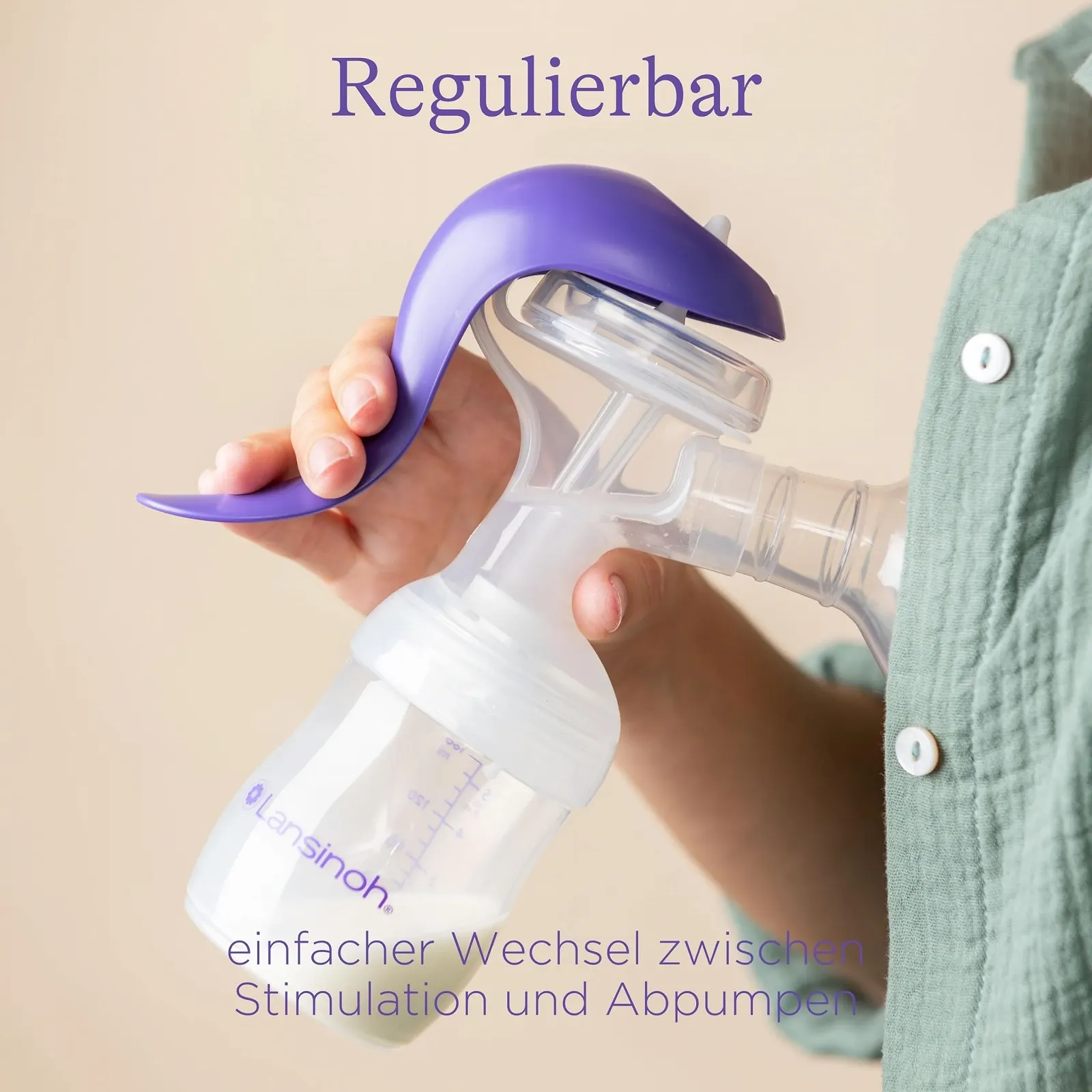 Ручний Молоковідсмоктувач Lansinoh Легкий та Тихий, фото №3