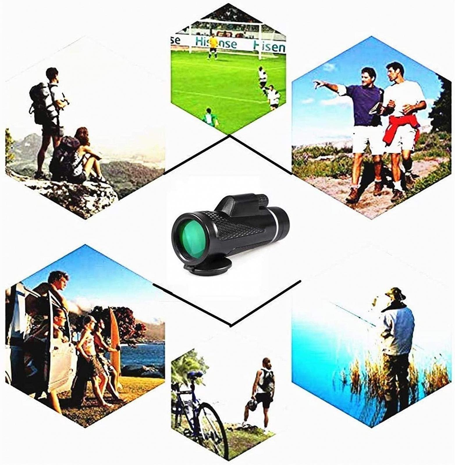 Монокуляр QHYTL Outdoor-Zubehör з тримачем для телефону і штативом, фото №5