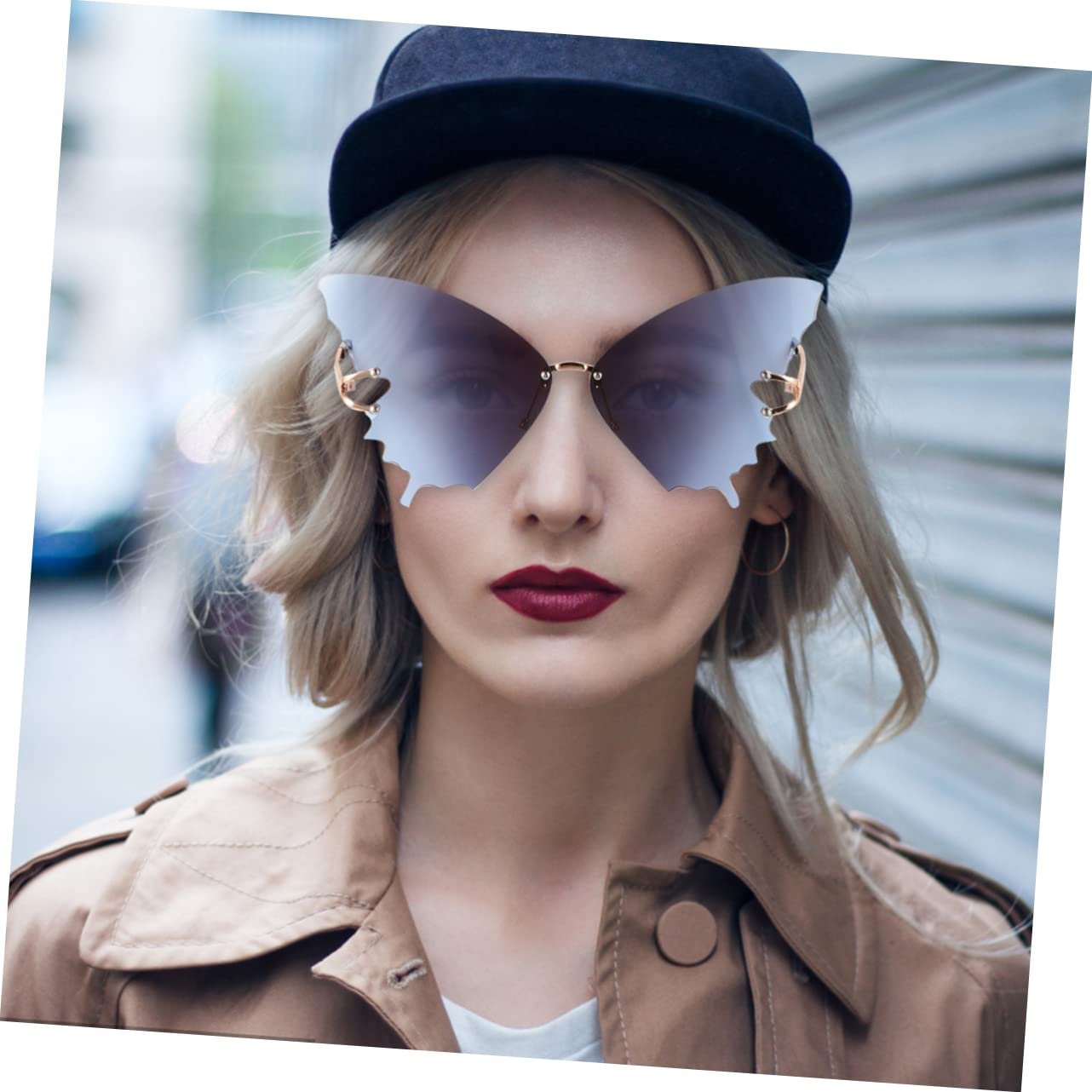 Сонцезахисні окуляри Метелик Без оправи PACKOVE 2 шт, фото №2