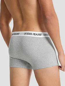 Чоловічі труси-боксери GUESS JEANS / Сірий меланж / Розмір L synthetic.ua - Фото 1