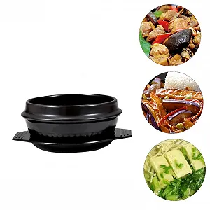 Кастрюля для супа VALICLUD керамическая для бибимбапа термостойкая с вентиляцией synthetic.ua - Фото 1