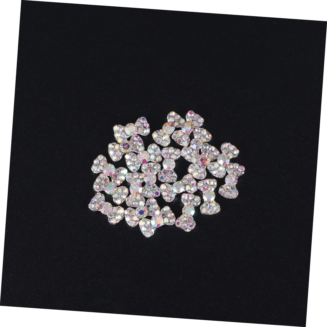 Наклейка для ногтей FRCOLOR 3 набора Стразы бант Кристаллы Наклейки для декорирования ногтей 20 шт * 3, фото №3