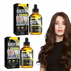 Сыворотка для волос с гидролизованным коллагеном, 2 шт. Сыворотка против выпадения волос. Сыворотка для ускорения роста волос. Останавливает выпадение и истончение волос для женщин и мужчин - Фото 1