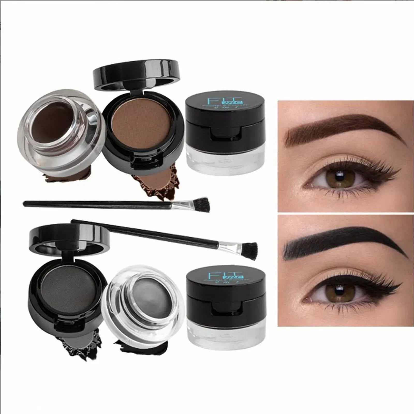 Підводка-крем 2-в-1 Набір Професійний Стійкий, фото №3