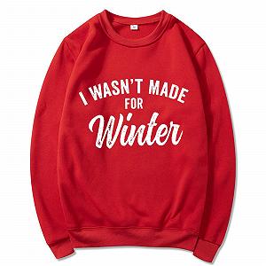 Повседневная Женская Толстовка I Wasn't Made For Winter - Фото 1