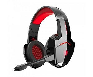 Бездротові геймерські навушники Kotion Each G9000BT з підтримкою об'ємного звуку 7.1 Stereo Sound Чорно-червоний - Фото 1