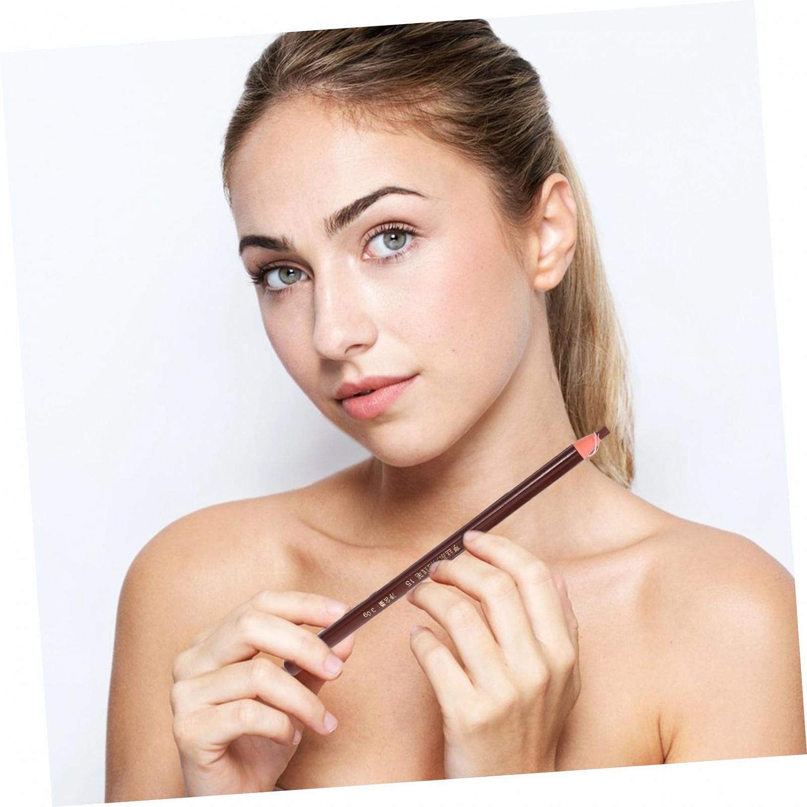 Карандаш DRESSOOS Pull Dark Brown Tearable Eyebrow Pencil Waterproof, фото №7