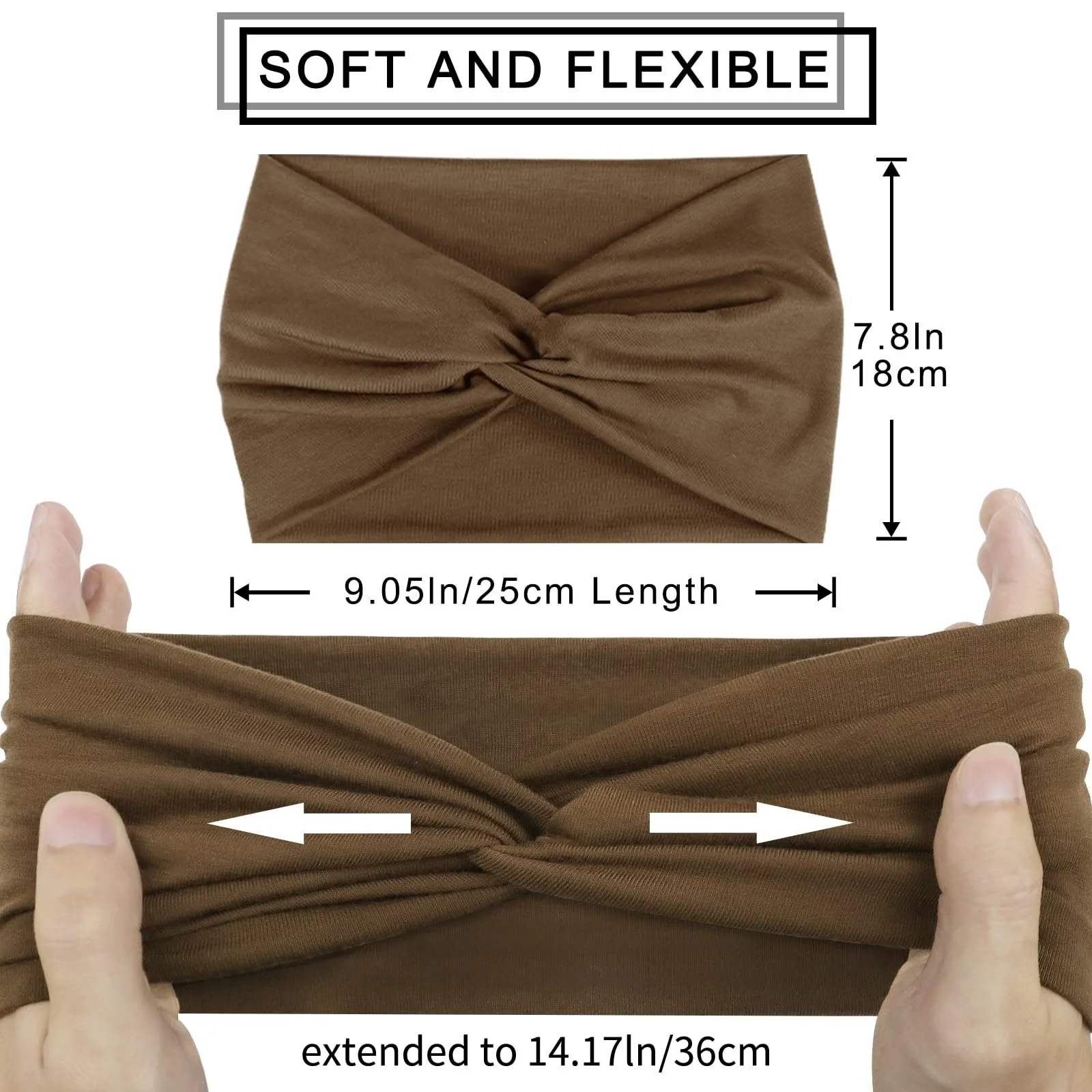 Пов'язка на голову Жіноча надширока, фото №6 Пов'язка на голову Жіноча надширока, фото №6