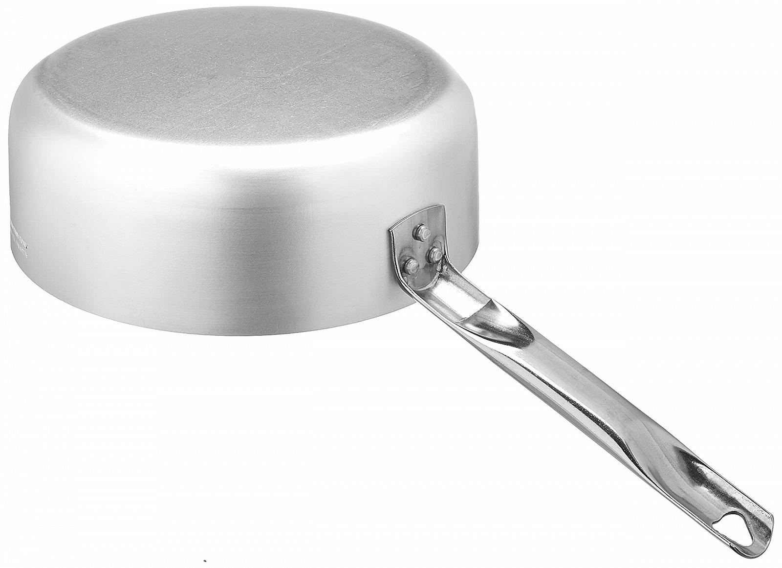 Кастрюля-сотейник Pentole Agnelli Professional 3 мм 24 см серебристая, фото №4