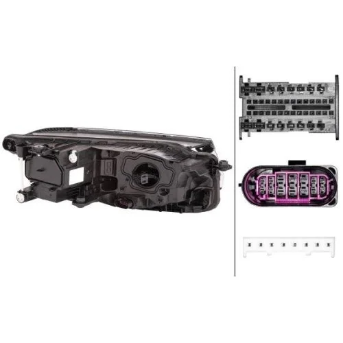 Основна фара HELLA 1EX 013 143-211 для VW, ліва, фото №2