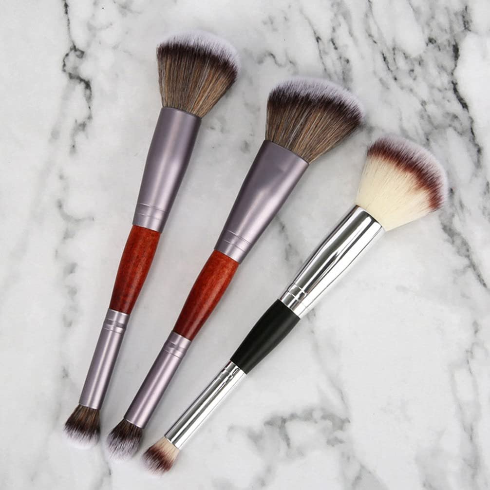 Кисти Minkissy Cosmetic Make-Up Eyeshadow Applicator Blush Набор 3 шт., фото №3