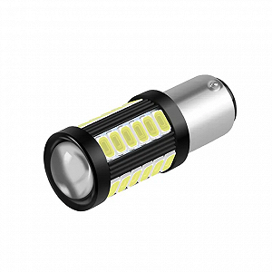 Автолампа светодиодная P21W 1156 цоколь BA15s 5730 х 29 smd белая линза 12 В