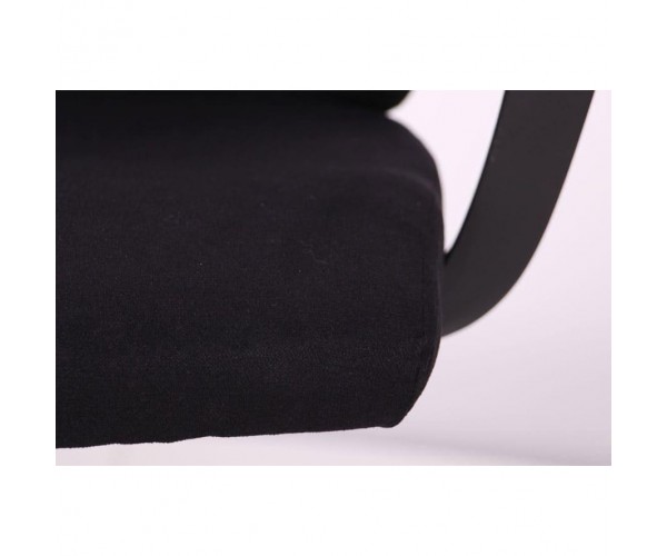 Офісне крісло для персоналу Art Metal Furniture Nickel Black сидіння Сідней-07/спинка Сітка SL-00 чорна 297089, фото №7