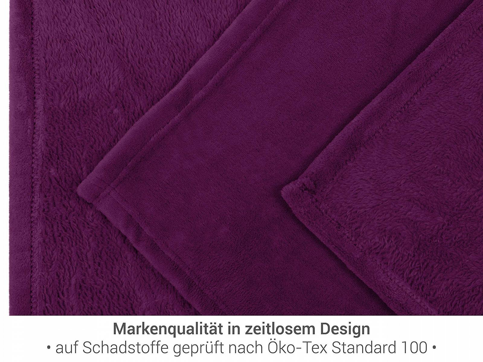 Покривало npluseins Фліс Кораловий Надзвичайно М'яка та Пухнаста 1523.2204 Приблизно 150 x 200 см Ягідна, фото №5 Покривало npluseins Фліс Кораловий Надзвичайно М'яка та Пухнаста 1523.2204 Приблизно 150 x 200 см Ягідна, фото №5