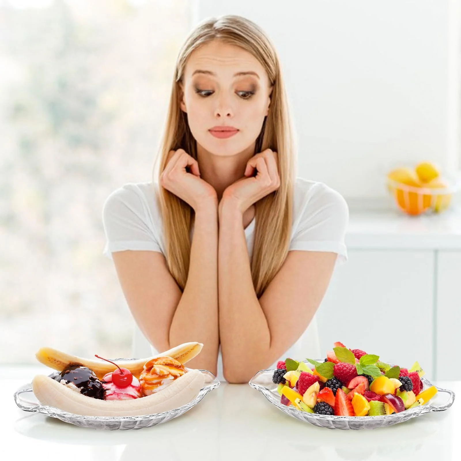 Миска для десертов LDXDRU Banana Split, для мороженого, для трайфла, прозрачная, 6 штук, фото №7 Миска для десертов LDXDRU Banana Split, для мороженого, для трайфла, прозрачная, 6 штук, фото №7