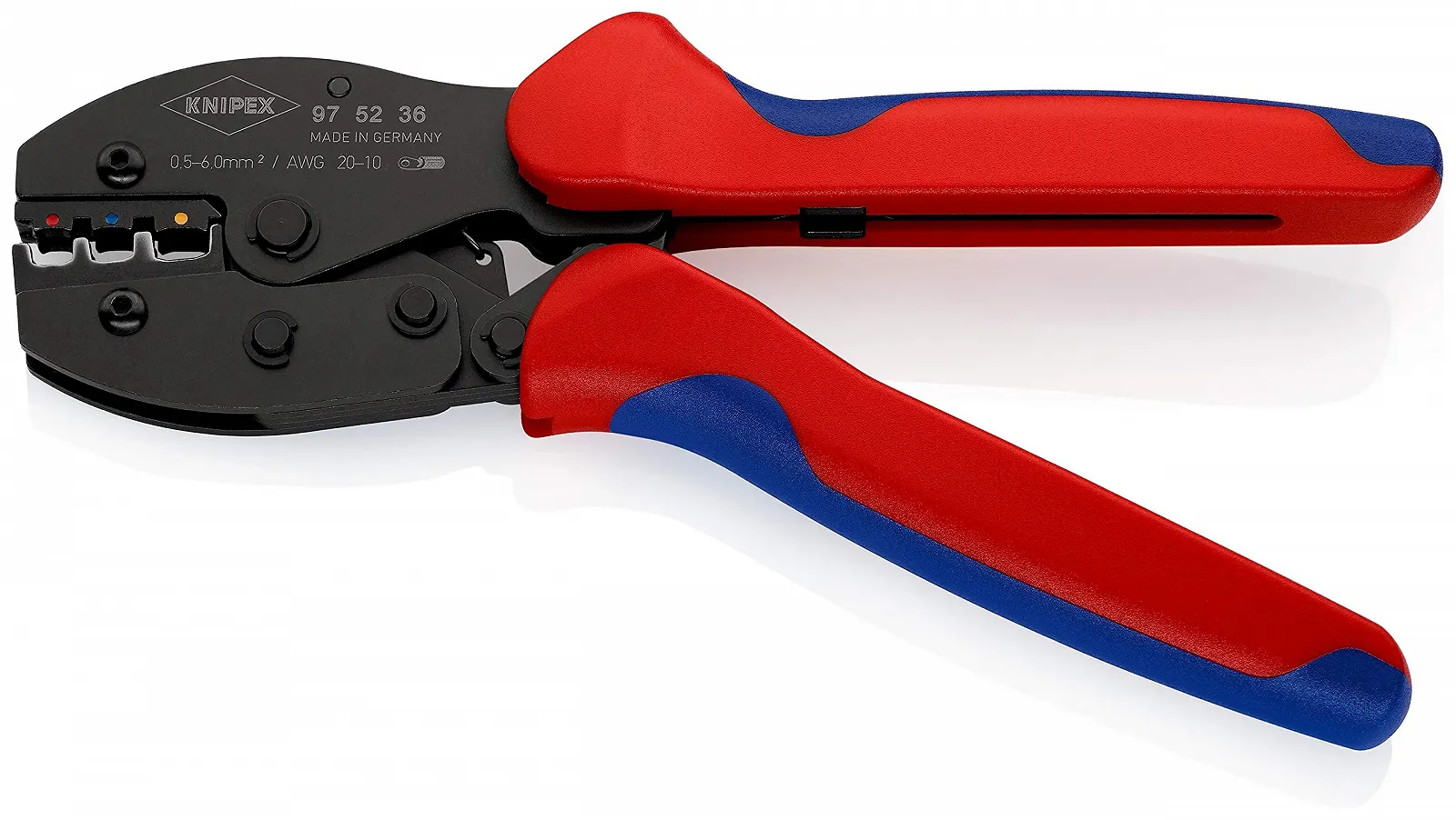 Набір Knipex PreciForce 97 52 36 кліщі обтискні 220 мм та PreciStrip16 автоматичний стрипер 0.08-16 мм² у блістері, фото №4