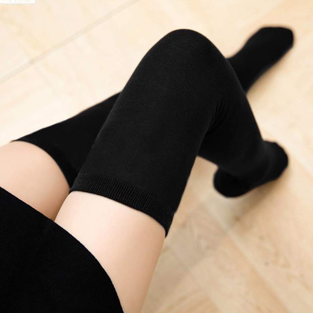 Гольфы DRESHOW 3 пары Женские Гольфы выше колена Гетры в полоску Носки для школьников Вязаные Спортивные носки, фото №6