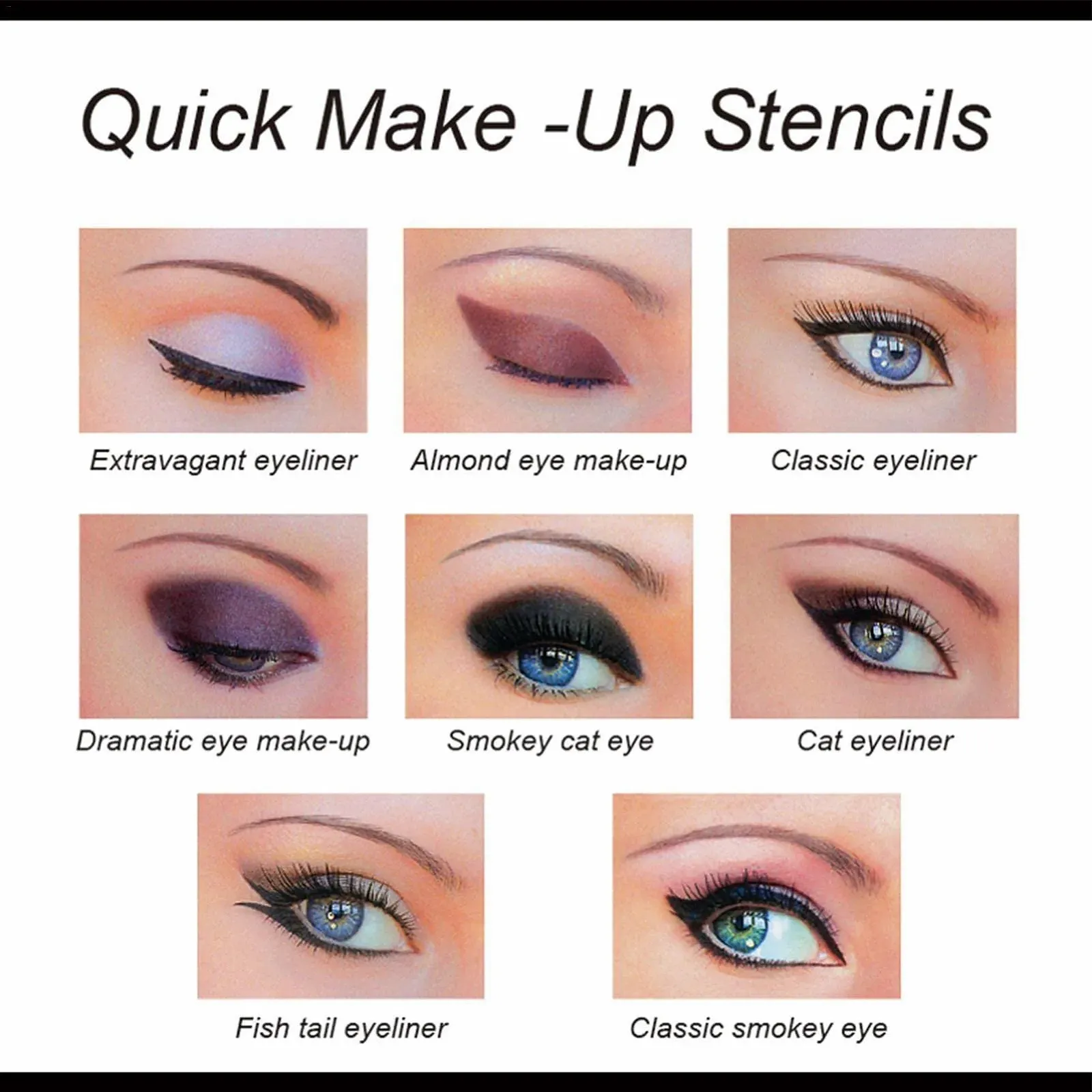 Трафарети MezoJaoie для макіяжу очей "котяче око", фото №4