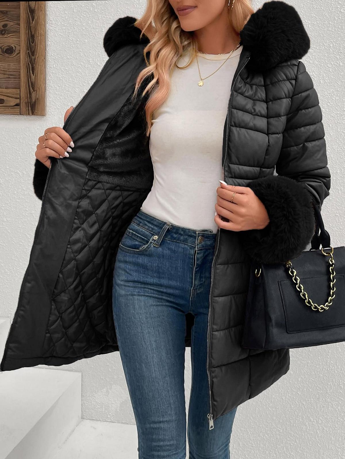 Куртка Geschallino зі штучної шкіри жіноча, коротка, фото №3 Куртка Geschallino зі штучної шкіри жіноча, коротка, фото №3