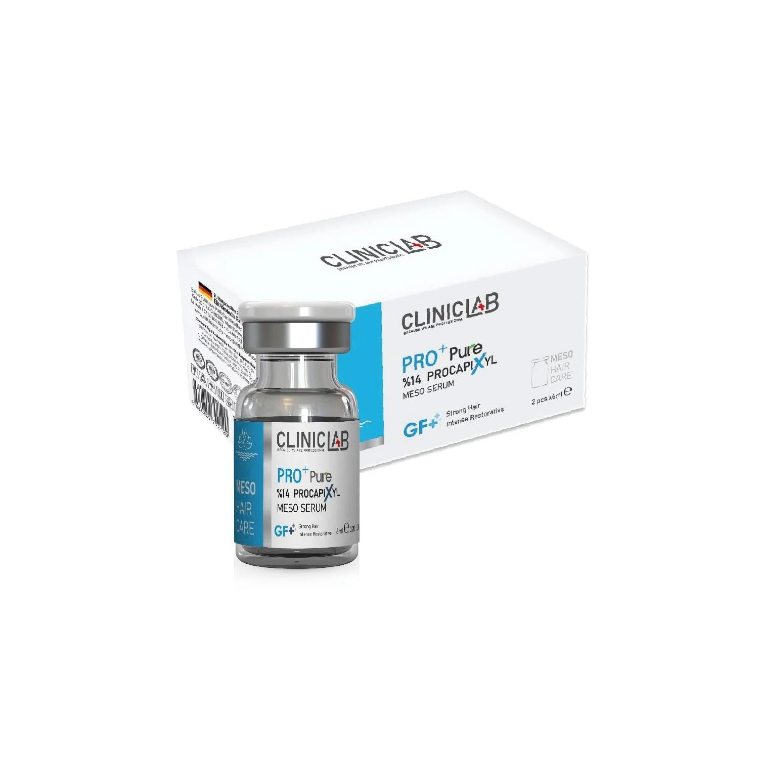 Сироватка Cliniclab Pro+ Pure%14 Procapixyl Growth Factor Meso 6 мл x 2 шт, фото №1