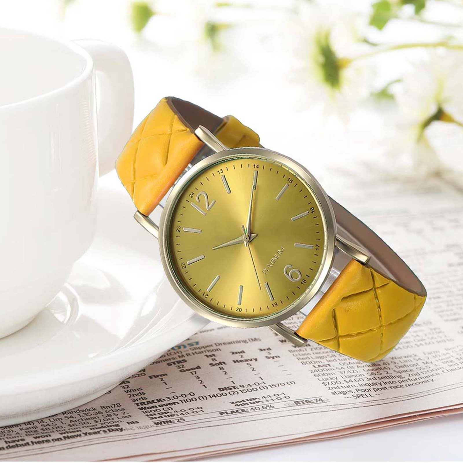 Часы Generisch Женский Аналоговый Кварцевый С Кожаным Ремешком, фото №2 Часы Generisch Женский Аналоговый Кварцевый С Кожаным Ремешком, фото №2