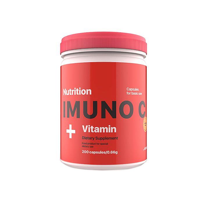 Витамины и минералы AB Pro Imuno C Vitamin 200 капсул, фото №1