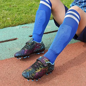 Футбольные бутсы JABASIC Детские для мальчиков и девочек с защитными накладками и футбольными носками synthetic.ua - Фото 1