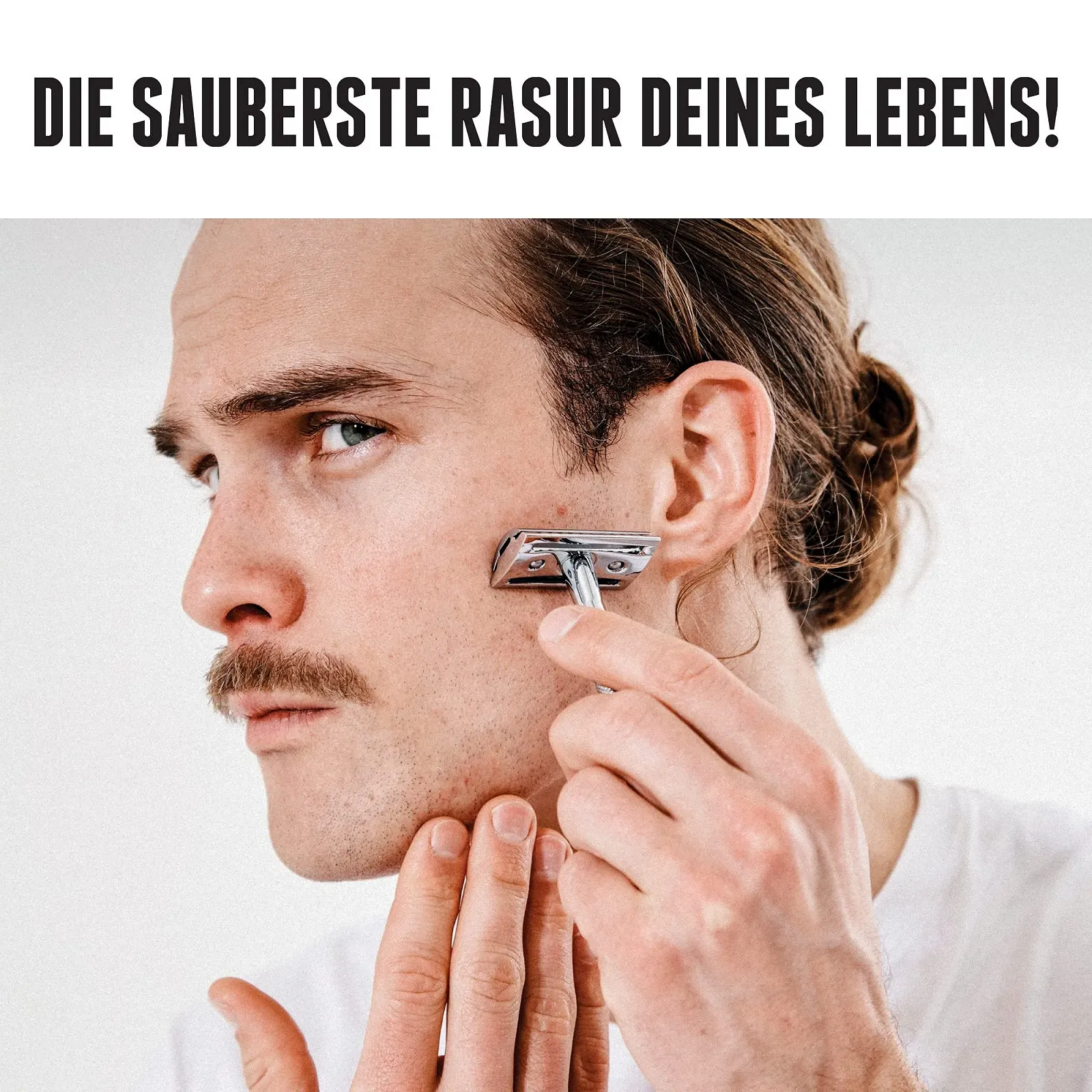 Т-образная бритва Brooklyn Soap Company Men's Safety Razor хромированный металл, фото №3