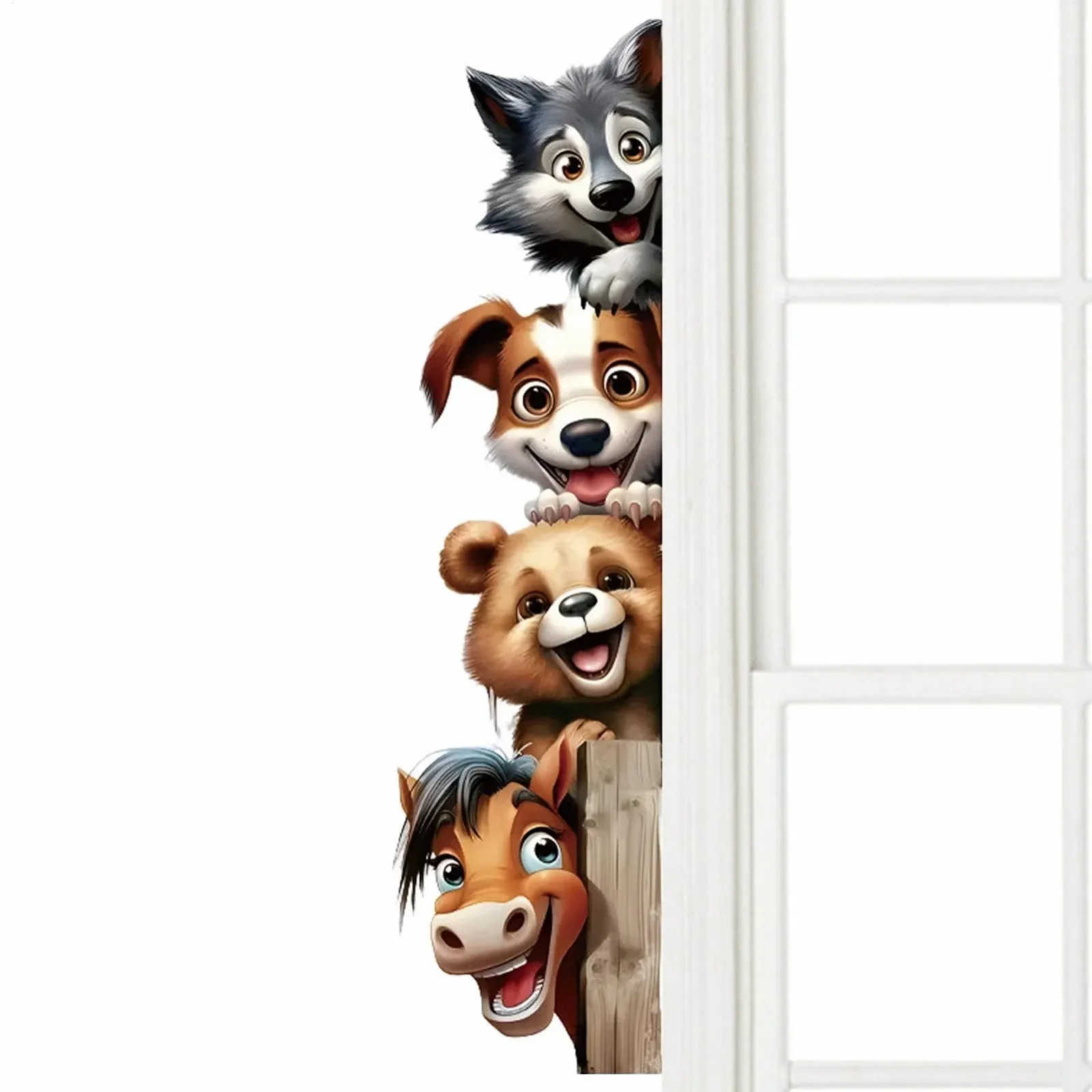 Наклейки на стіну Собаки самоклеючі 60 x 17 см, фото №1