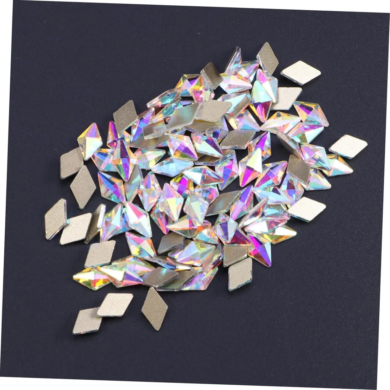 Украшение Стразы FRCOLOR 300 штук Декоративные стразы Кристаллы для ногтей Блестящие кристаллы для ногтей Бриллиантовые драгоценные камни Блестки для украшения ногтей, фото №6