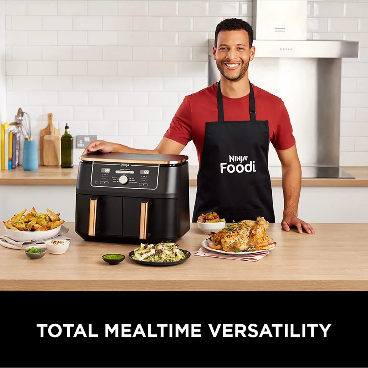 Мультипіч Ninja Foodi MAX Dual Zone Air Fryer 9.5 л 6-в-1 Щипці, фото №6 Мультипіч Ninja Foodi MAX Dual Zone Air Fryer 9.5 л 6-в-1 Щипці, фото №6