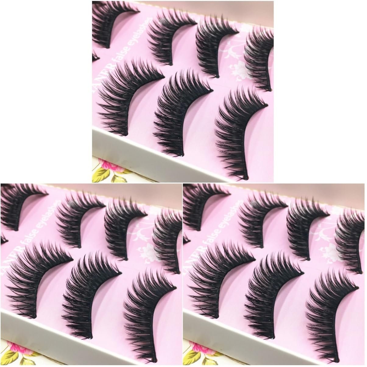 Вії Angoily 15 пар повні стрічки вії хрест ручної роботи з синтетичного волокна розкішні довгі густі, фото №5 Вії Angoily 15 пар повні стрічки вії хрест ручної роботи з синтетичного волокна розкішні довгі густі, фото №5