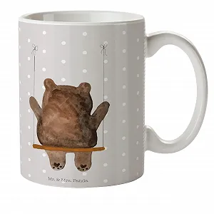 Дитяча чашка Mr. & Mrs. Panda Ведмідь Гойдалки - Фото 1