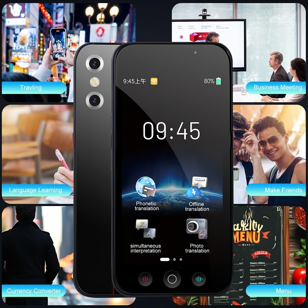 Пристрій для перекладу голосу, 142 мови, інтелектуальний AI, двосторонній голосовий, фото №7