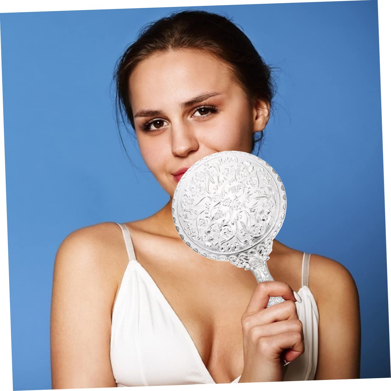 Набор Angoily 6 Зеркал с Ручкой ABS Круглое Маленькое Зеркало Путешествие, фото №3 Набор Angoily 6 Зеркал с Ручкой ABS Круглое Маленькое Зеркало Путешествие, фото №3