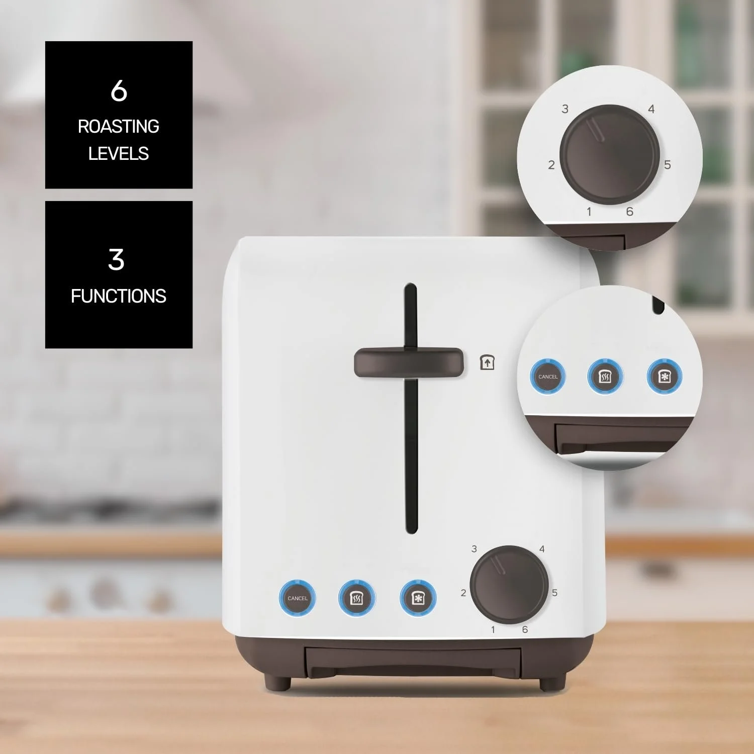 Тостер Taurus My Toast Duplo 1450W Білий, фото №3