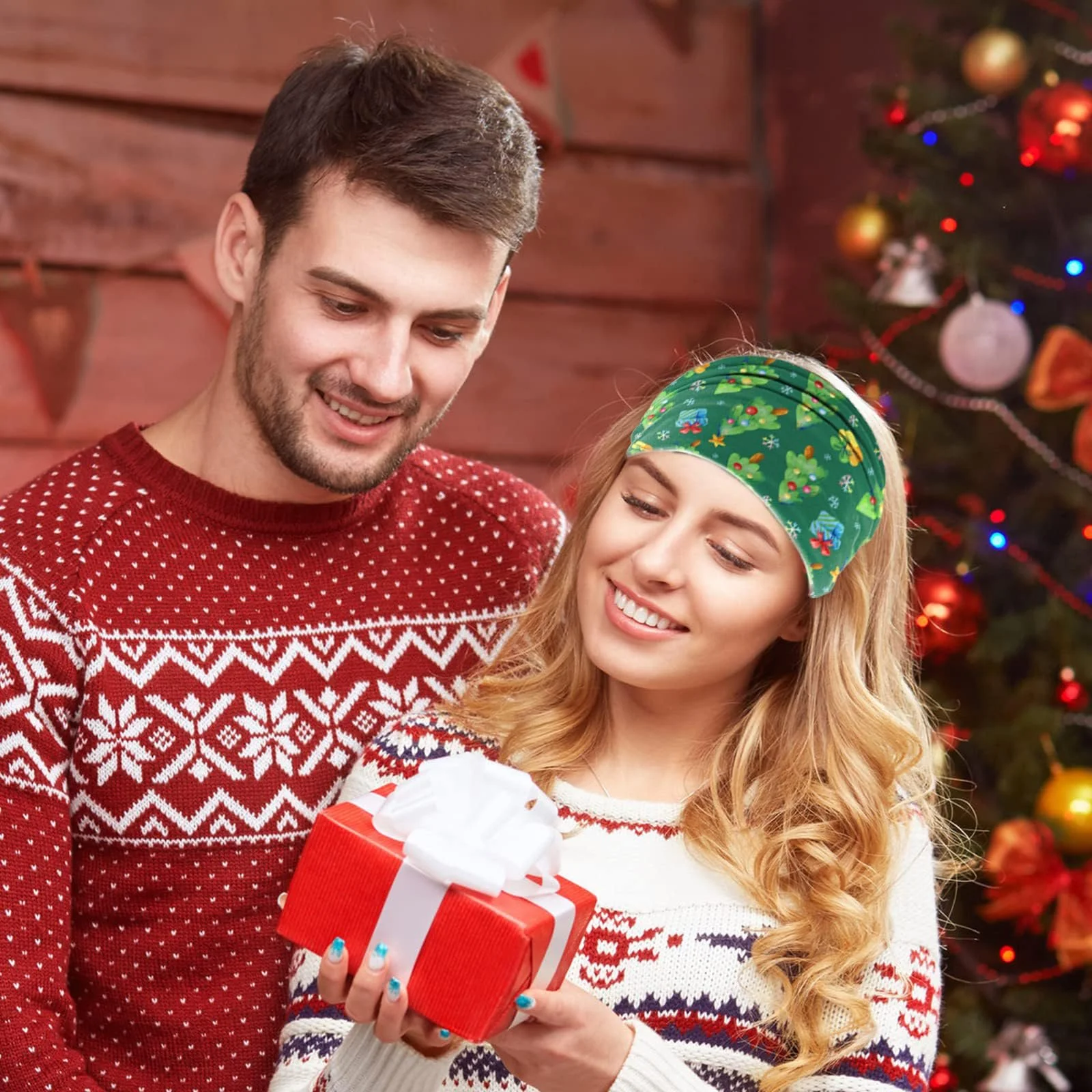 Набір Різдвяних Пов'язок на Голову (4 шт.), фото №5