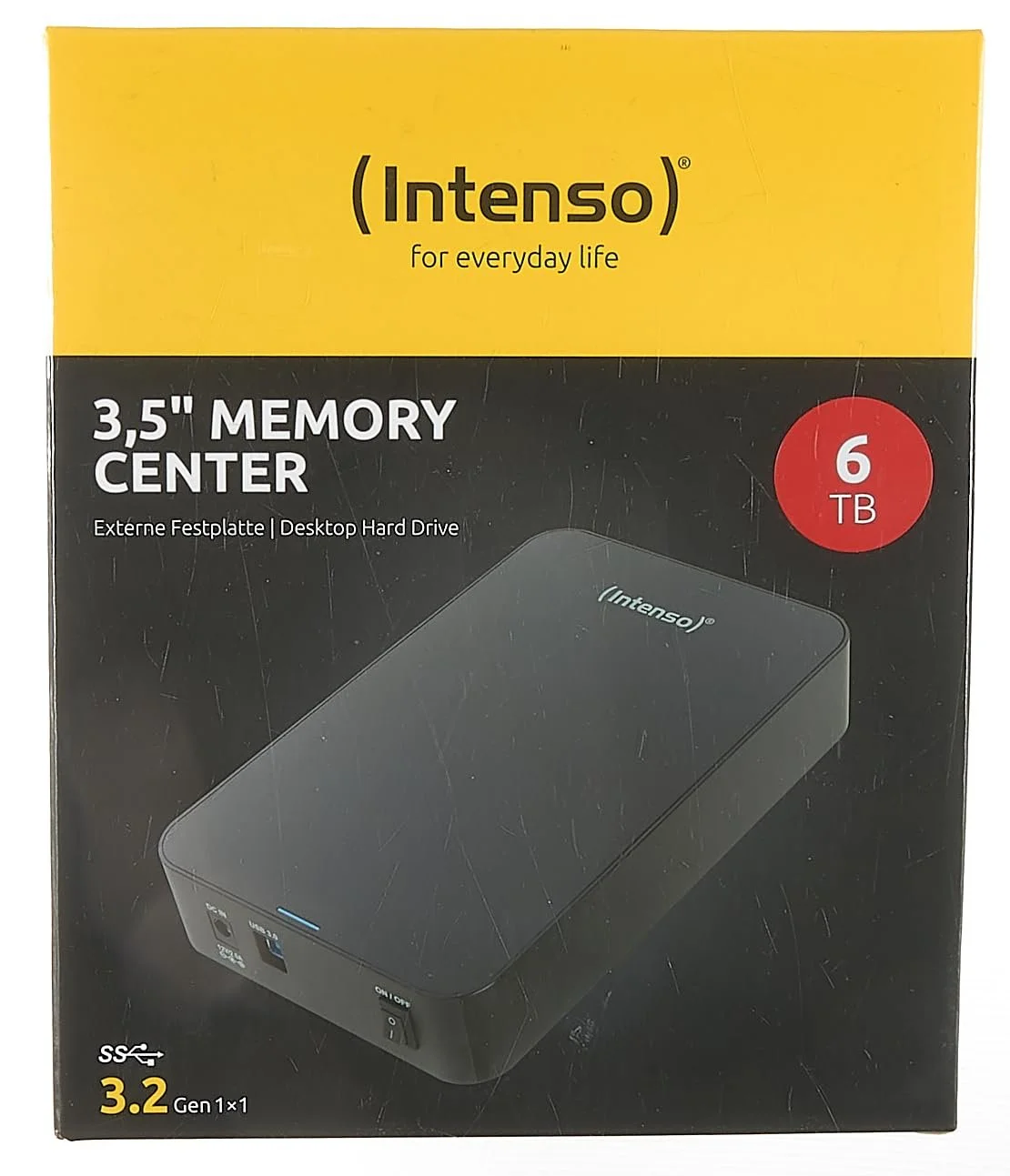 Внешний жесткий диск Intenso Memory Board/Centre 3.5" USB 3.x Black, фото №3