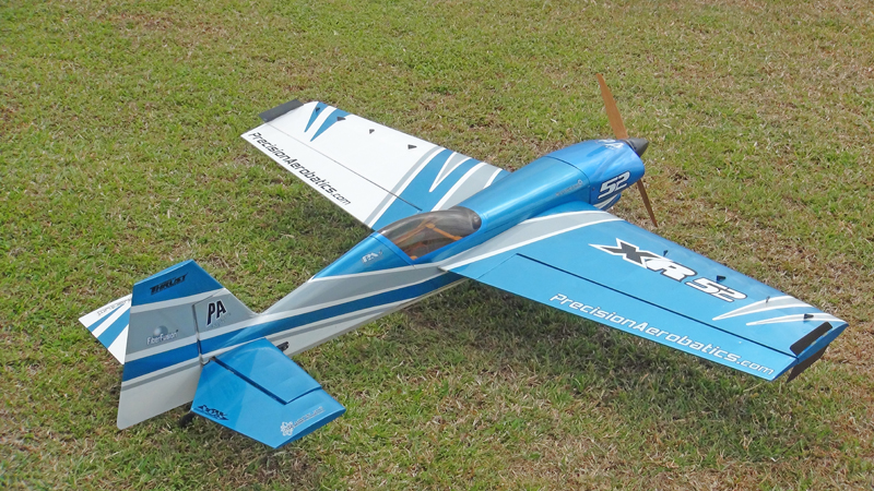 Самолет радиоуправляемый Precision Aerobatics XR-52 1321мм KIT синий, фото №5