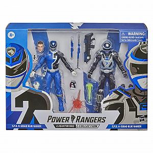 Фігурки Power Rangers Lightning Collection S.P.D. A-Squad Vs. B-Squad Синій Рейнджер, набір з 2, 15 см synthetic.ua - Фото 1