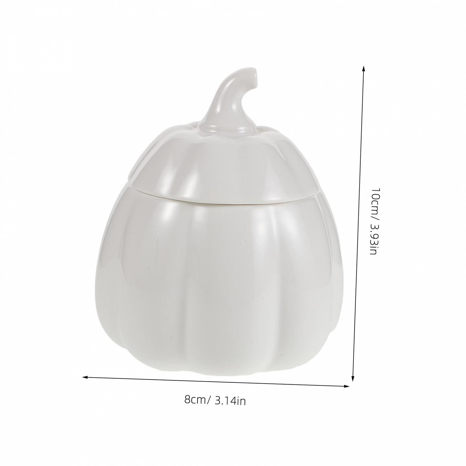 Горщик для запікання Mobestech Ceramic Pumpkin Bowl керамічний з кришкою Білий, фото №2 Горщик для запікання Mobestech Ceramic Pumpkin Bowl керамічний з кришкою Білий, фото №2