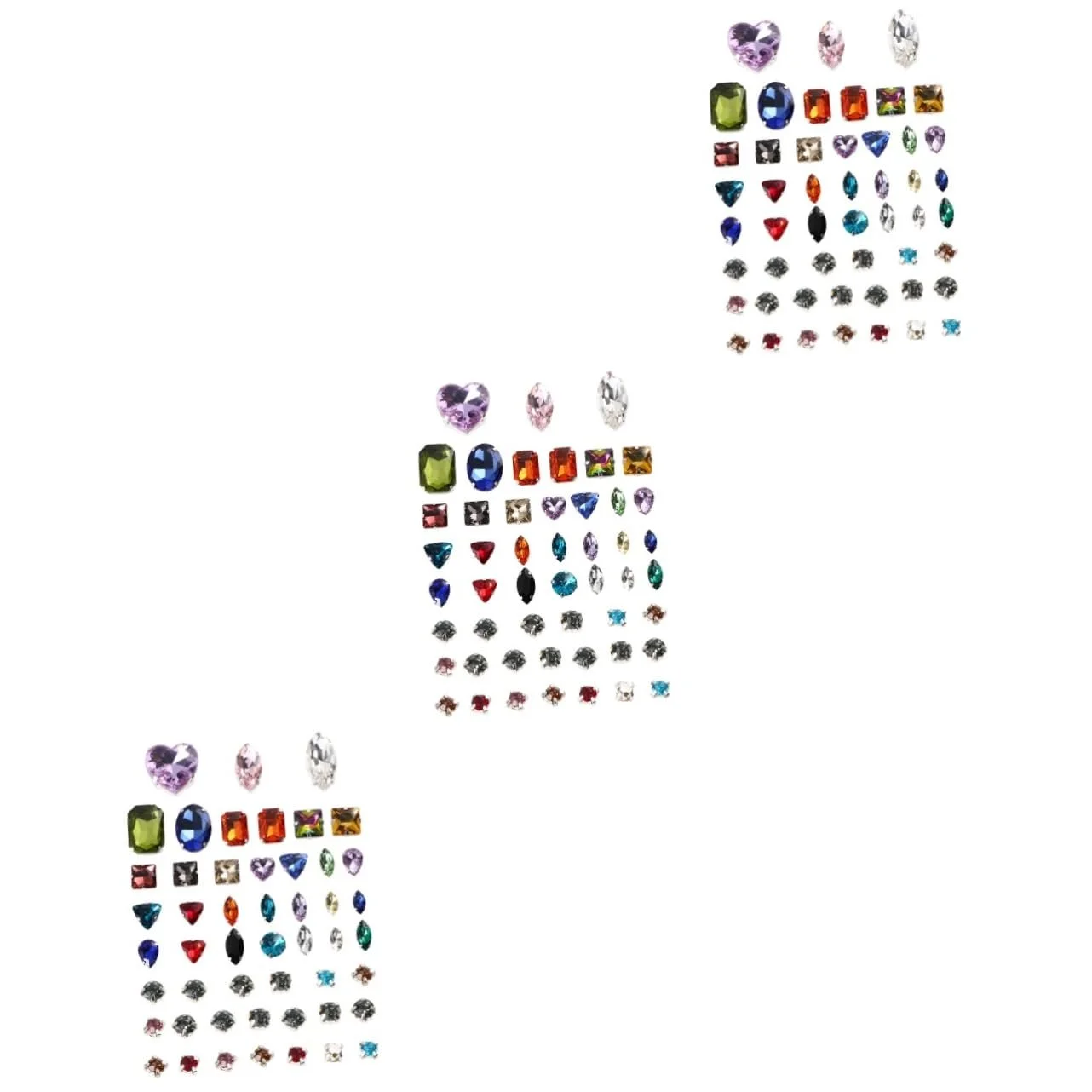 Кристали зі стразами Tofficu Краплеподібні для одягу, 150 шт., фото №1