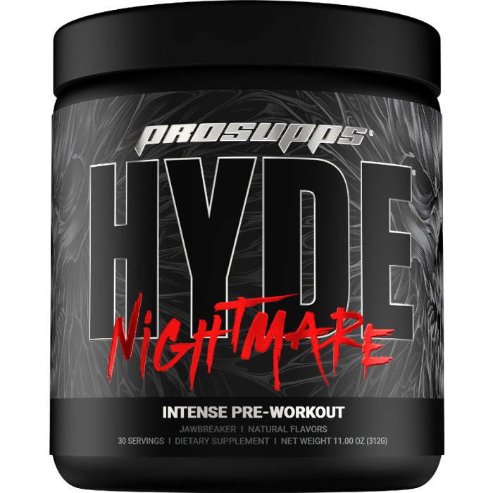 Предтренировочный комплекс Pro Supps Hyde Nightmare Intense Pre-Workout 312 g Jawbreaker, фото №1 Предтренировочный комплекс Pro Supps Hyde Nightmare Intense Pre-Workout 312 g Jawbreaker, фото №1