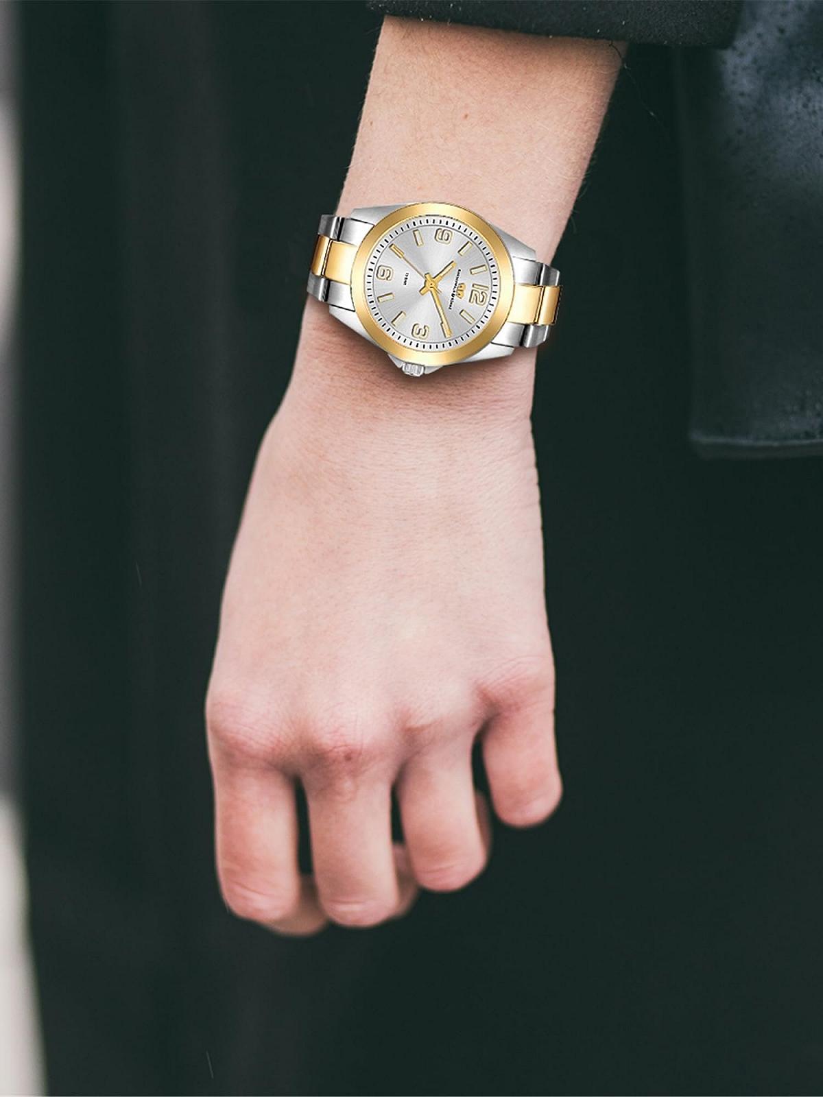 Часы Rhodenwald & Söhne Женские Аналоговый Кварцевый Механизм 10010413 Ремешок из нержавеющей стали, серебряный, Без узора, фото №5 Часы Rhodenwald & Söhne Женские Аналоговый Кварцевый Механизм 10010413 Ремешок из нержавеющей стали, серебряный, Без узора, фото №5