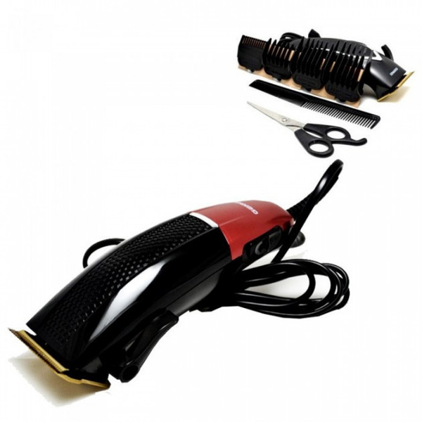 Машинка для стрижки GEMEI GM-807 Красная, фото №1