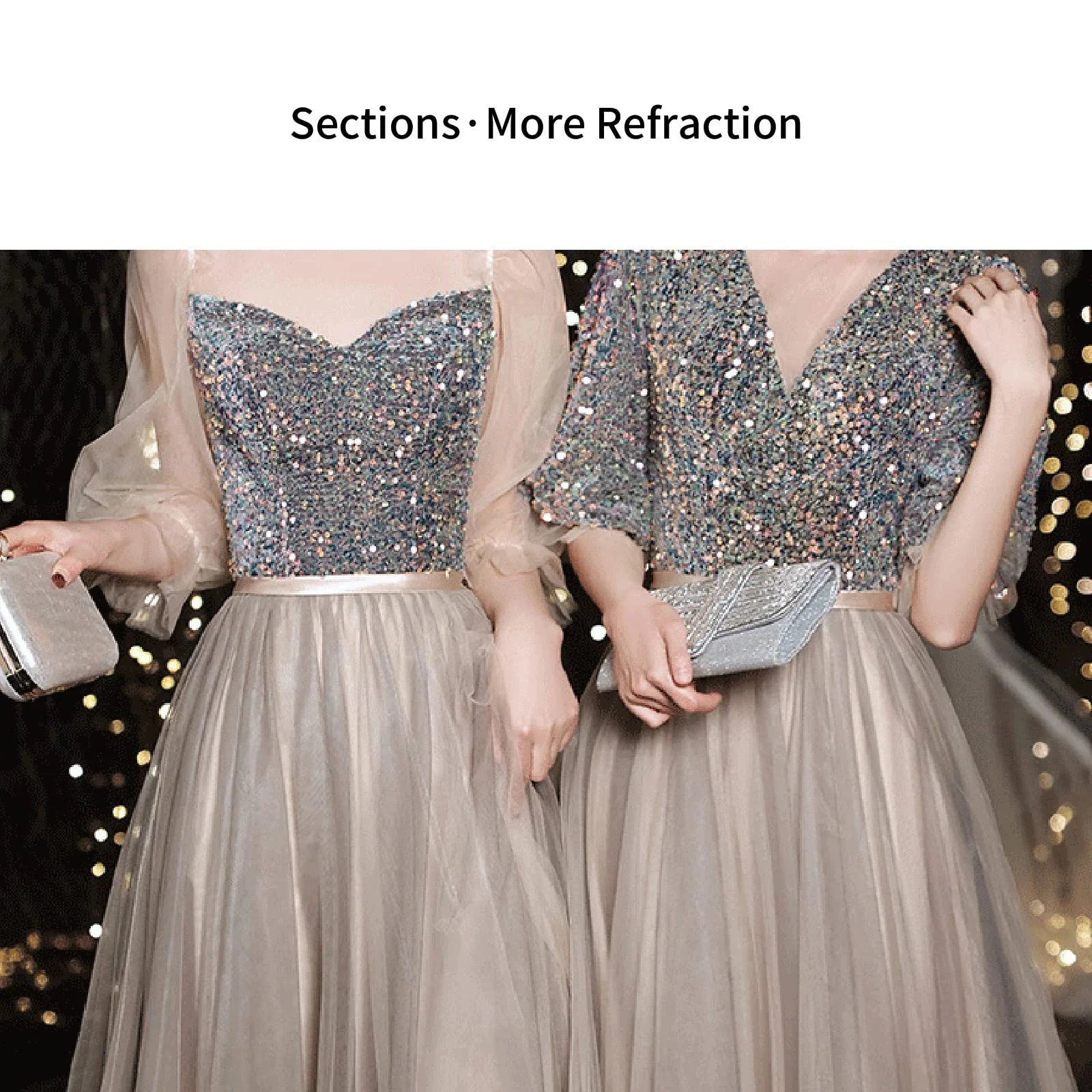 Стрази 3D-блискітки Скло 50 шт мокко флуоресцентні орнамент випадковий колір 4 мм, фото №2