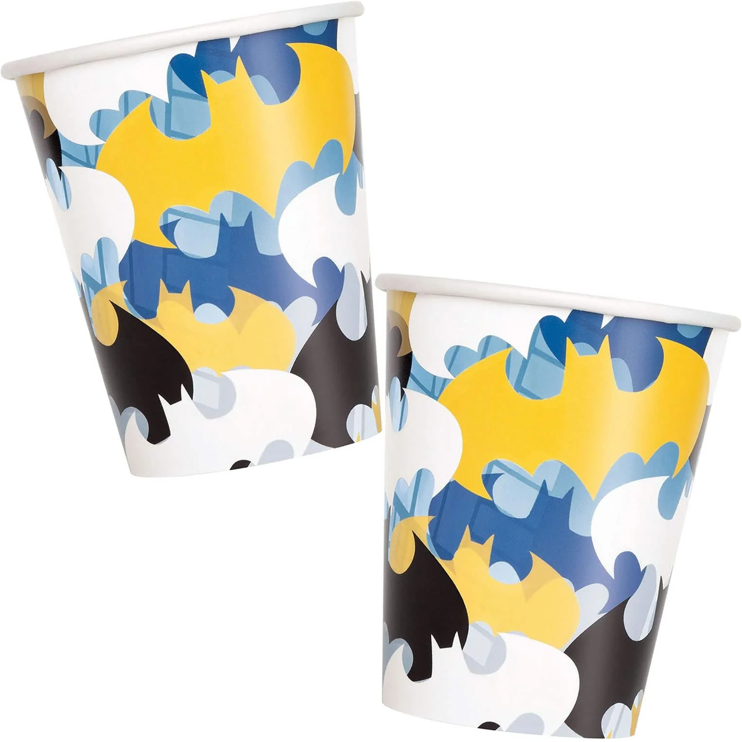 Набір посуду для вечірки Batman, тарілки, стакани, серветки, запрошення, скатертина, соломинки, серпантин, повітряні кулі, дитячі прикраси для вечірки, фото №3