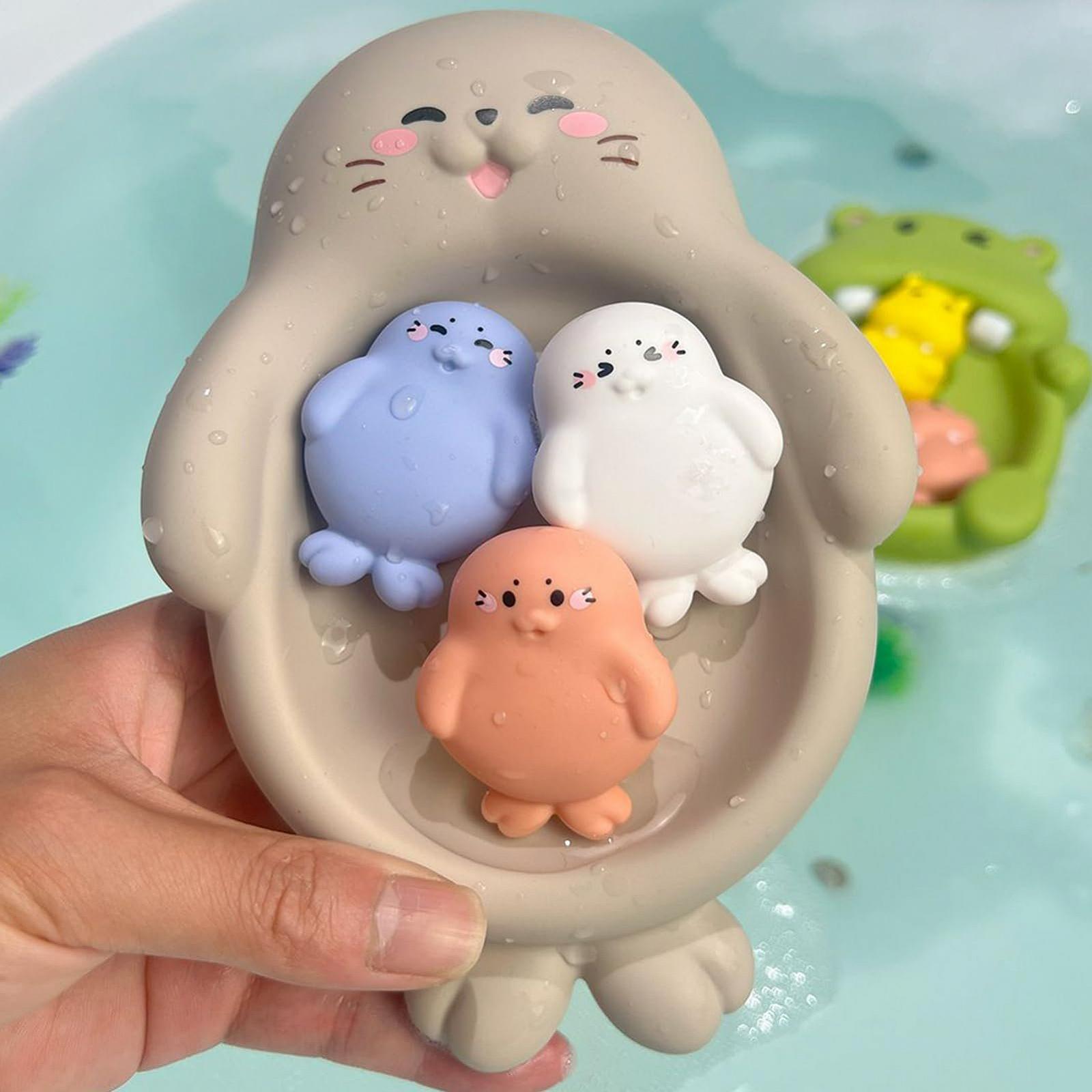 Набор игрушек для ванны Видра Гипопотам, фото №4