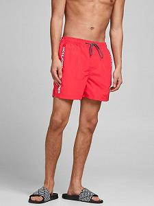 Шорти для плавання JJIBALI JJSWIMSHORTS AKM LOGO TAPE 12183810 Flame Scarlet Jack&Jones Червоний 2XL - Фото 1